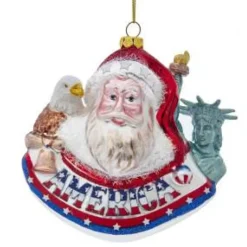 America Santa Ornament, Td1707, Kurt Adler