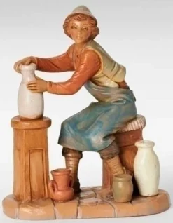 Andrew, The Potter, 7.5", Fontanini, 52823