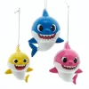 Baby Shark™ Ornaments, Set/3 , Bk1201, Kurt Adler