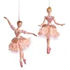 Blush Pink Ballerina Ornaments, 2 Assorted, E0534, Kurt Adler