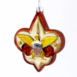 Boy Scout Logo Glass Ornament, Bs0001