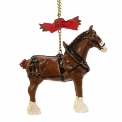 Budweiser® Clydesdale Horse Ornament. Ab2121