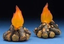 Campfires Lighted Set Of 2, Fontanini, 50813
