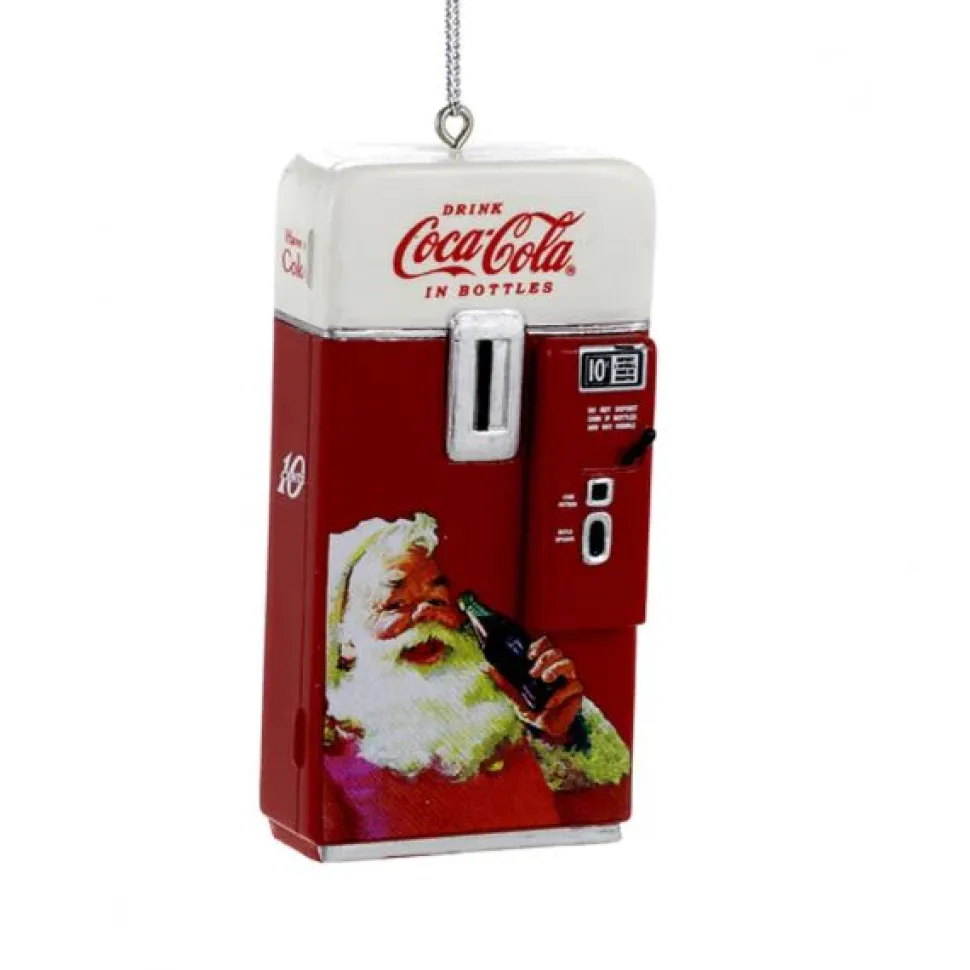 Coca-Cola® Red And White Vintage Vending Machine Ornament, Cc2131