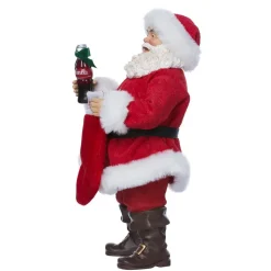 Coca-Cola® Santa With Coke Bottle And Stocking