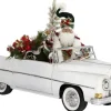Convertible Car With Santa By Mark Roberts