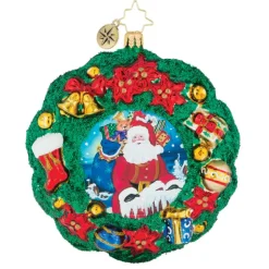 Cr, A Vision In A Green Wreath, 1019527, Christopher Radko