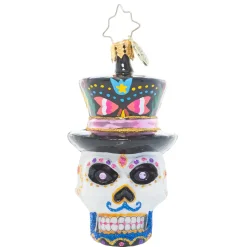 Cr, One Dapper Calavera Gem, 1021050, Christopher Radko