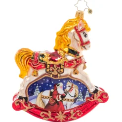 Cr, Resplendent Rocking Horse, 1021139, Christopher Radko