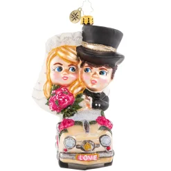 Cr, Riding Merrily In Matrimony, 1020721, Christopher Radko