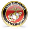 Crystal Paperweight Marine Corp