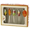 Early Years Glass Bird Clip-On Ornaments, 5-Piece Box Set, C1929, Kurt Adler