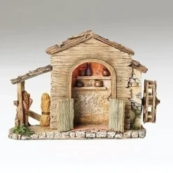 Farmhouse With Led Lights, 5", Fontanini, 55601