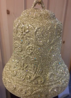 Gold Plastic Bell 6"