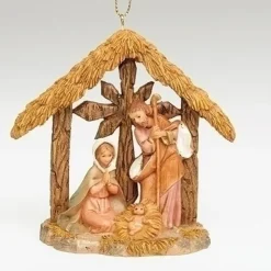 Holy Family Stable Orn, 2019 Event Ornament, Fontanini, 57017