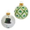 Irish Glass Ball Ornaments, 6-Piece Box Set, 80Mm, Gg0886, Kurt Adler