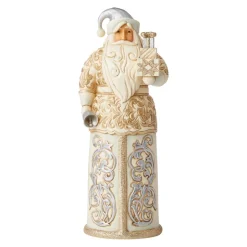 Jim Shore, Holiday Lustre Santa With Bell, 6006614, Heartwood Creek