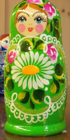 Matryoshka In Red, Green Or Blue
