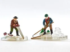 Nev, Blue Star Ice Harvesters Set/2, New England Village, 56.56502