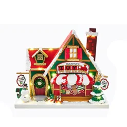 North Pole Buildings, 4 Assorted