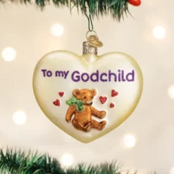 Owc Godchild Heart Ornament, 30045