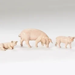Pig Family Nativity 3Pc St 5", Fontanini, 54081