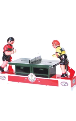 Ping Pong Players, Collectible Tin Toy, Ms358