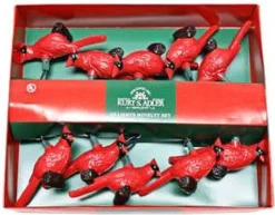 Red Cardinal Novelty Light Set 10/ Light Plastic, Ul0676