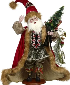 Santa Down The Chimney By Mark Roberts