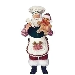 Santa In Charming Traditional Outfits , 3 Asst, 133848, Roman