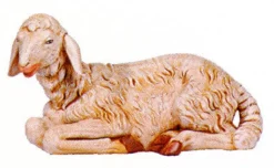 Sheep Head Turned, Sitting, 27", Fontanini, 53141