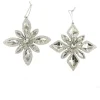 Silver Jewel Snowflake Ornaments, 2 Assorted, D2772