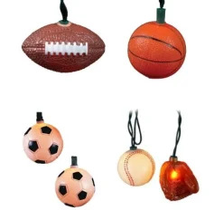 Sports Lights Soccer Ball Lights 10 Light Set, Ul0017