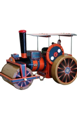 Steam Roller, Collectible Tin Toy, Ms499