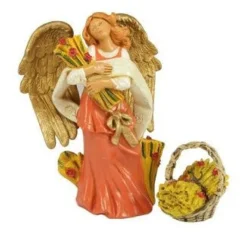 Tabitha Angel With Wheat 2-Piece 5" Fontanini, 65110