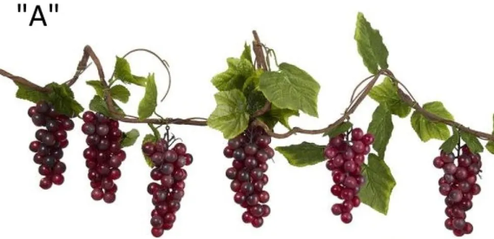 Thick Grape Vine Garland 2 Asst, D1745