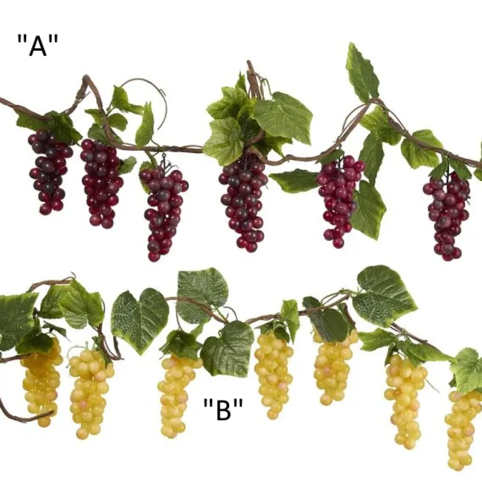Thick Grape Vine Garland 2 Asst, D1745