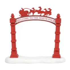 Va, Welcome North Pole Archway, 6003189, Department 56