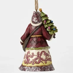 Victorian Santa With Tree Ornament