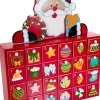 Wooden Santa Advent Calendar With Drawers, D3264, Kurt Adler